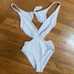 Arie Plunge Tie Back Swimsuit